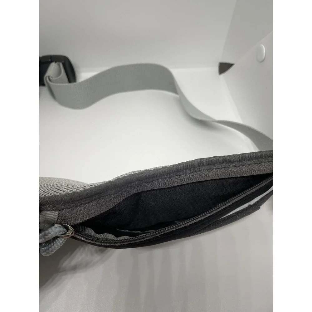 Sportline Trail Tracker Fanny Pack Hydration‎ Hip Waist Adjustable Gray Black
